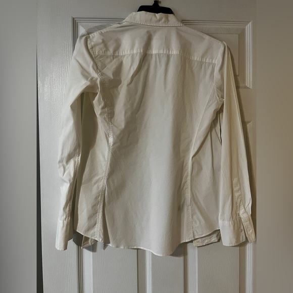 Calvin Klein button down white shirt size 4 - Picture 3 of 5
